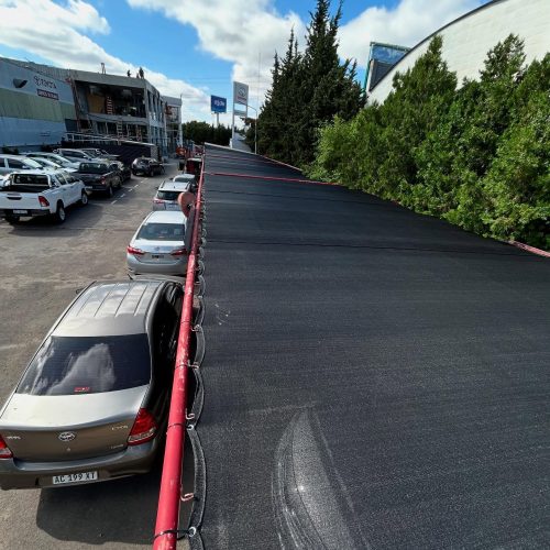 Mediasombra para estacionamiento
