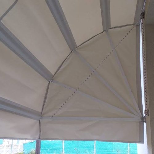 Toldo abanico